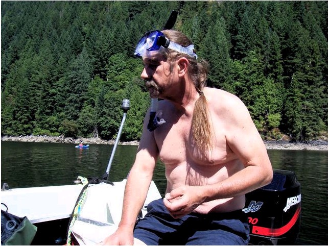 It took me all afternoon to tie that fly... I couldn't just let him get away with it... and 4 ft. of my leader!...