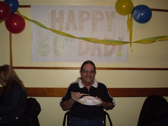 Happy 60th birthday Dad!