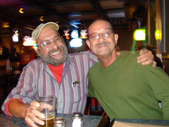 Neil & Dad at the Pub.